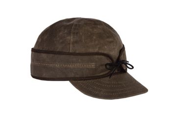 Image of Stormy Kromer The Waxed Cotton Cap, Dark Oak, 7.125 50420-000071-050-80Z