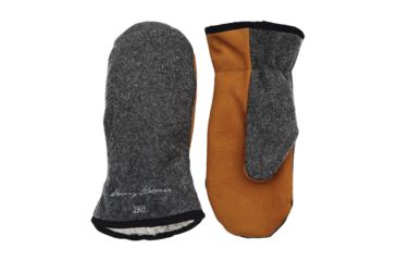 Image of Stormy Kromer Tough Mitts - Mens, Leather/Wool Char, Medium 51870-000050-260-901