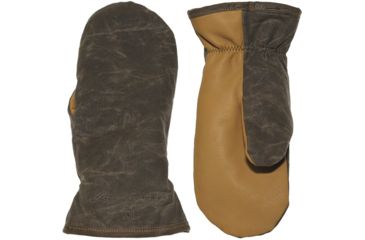 Image of Stormy Kromer Waxed Tough Mitts - Mens, Leather/Wax Dark Oak, Medium 51840-000050-050-80Z
