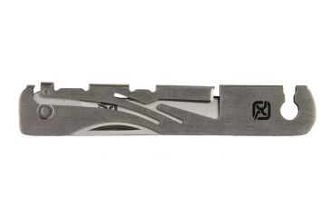 Image of Stowaway Tools Folding Knife Tool w/ 1.9in Locking Stainless Steel Blade, Metal-Matte, STW-200