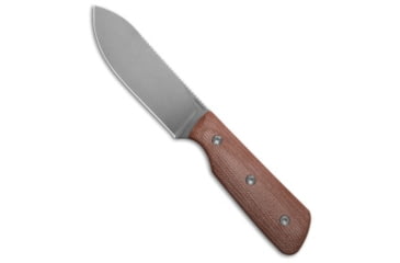 Image of Straightline Edc StraightLine EDC Bigger Digger Fixed Blade Knife Natural Canvas Micarta3.75" SW, Brown, 14C28N, adult, BHQ-236096