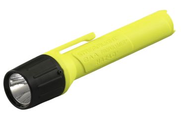 Image of Streamlight 2Aaa Propolymer Haz-Lo Flashlight, Atex Rated, 60 Lumen White Led, 2 X Aaa Battery, Clam Pack, Yellow, 66503