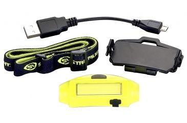 Image of Streamlight Bandit Headlamp w/Head Strap/USB Cord, Yellow, 61700