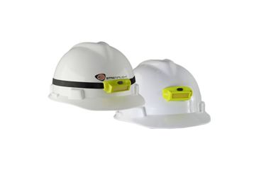 Image of Streamlight Bandit Pro - Elastic Headstrap, Rubber Hard Hat Strap, 3M Dual Lock And Usb Cord - White Led, Yellow, 61716