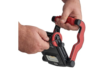 Image of Streamlight BearTrap 360 120V AC Rechargeable Work Light with Rotating Body, Black/Red, 61523