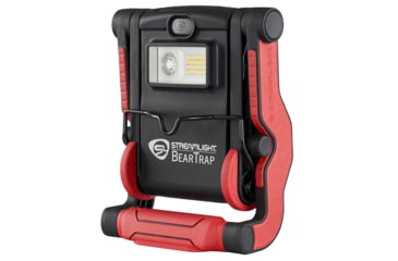 Image of Streamlight BearTrap Multi-Function LED Work Light, Lithium Ion, White, 2000 Lumens, Red/Black, 61520