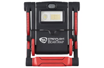 Image of Streamlight BearTrap Multi-Function LED Work Light, Lithium Ion, White, 2000 Lumens, Red/Black, 61520
