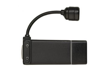 Image of Streamlight ClipMate USB Rechargeable Clip-On Light, Black with White and Red LEDs, USB with 120V AC 61126