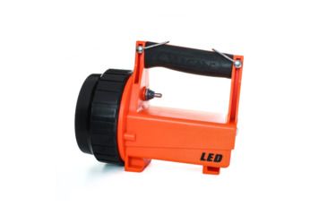 Image of Streamlight Fire Vulcan Rechargeable C4 LED Flashlight, Orange with Vehicle Mount and 12v DC Charger, 44451