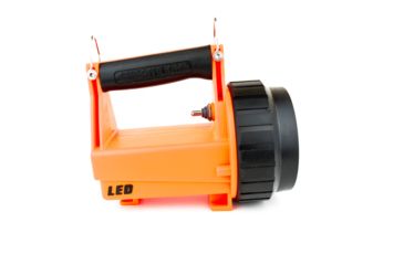 Image of Streamlight Fire Vulcan Rechargeable C4 LED Flashlight, Orange with Vehicle Mount and 12v DC Charger, 44451