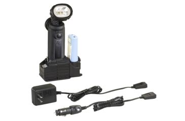 Image of Streamlight Knucklehead 200 Lumen Flashlight, 120V AC/DC Steady PiggyBack Charger, Black 90613