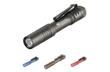 Image of Streamlight MicroStream Ultra-Compact USB Rechargeable Personal Light, 250/50 Lumens, Box, Black, Blue, Coyote, Red