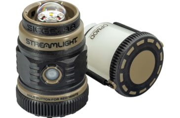 Image of Streamlight OPMOD Mini Siege AA 200 Lumen Lantern, Coyote, 44941OPMOD