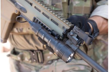 Image of Streamlight ProTac Rail Mount HL-X LED Long Gun Light, 2 CR123A Lithium Batteries, White, 1000 Lumens, Black, 88066