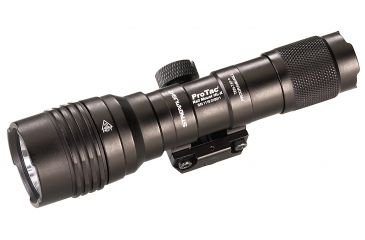 Image of Streamlight ProTac Rail Mount HL-X LED Long Gun Light, 2 CR123A Lithium Batteries, White, 1000 Lumens, Black, 88066