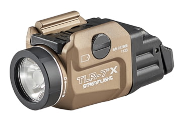 Image of Streamlight TLR-7 X USB Multi-Fuel Rail Mounted Tactical Light, FDE, 69456