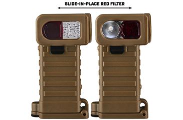 Image of Streamlight Sidewinder Boot 2 x AA LED Military Flashlight, 7 - 55 Lumens, Coyote, 14975