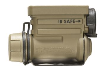 Image of Streamlight Sidewinder Compact Ii Flashlight, Military Model, White C4 Led, Red/Blue/Ir Leds, E-Mount/Headstrap, Cr123A Lithium Battery, Clam Pack, 14517