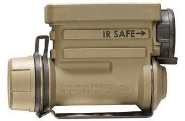 Image of Streamlight Sidewinder Compact II Aviation Flashlight - White C4 LED,Green,Blue,IR LED w/Rail Mount, Headstrap and CR123A Lithium Battery, Clam 14531