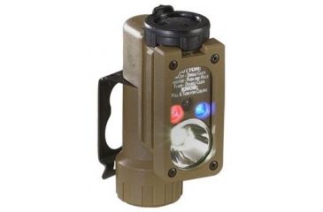 Image of Streamlight Sidewinder Compact Tactical Flashlight, Coyote Tan - White, Red, Blue, IR LEDs - Coyote Tan 14104