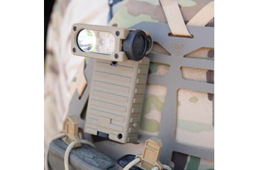 Image of Streamlight Sidewinder LED Hands Free Flashlight, Military Model, White, Red, Blue, IR LEDs, Clam, Coyote, 14072