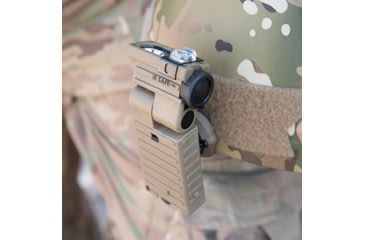 Image of Streamlight Sidewinder LED Hands Free Flashlight, Military Model, White, Red, Blue, IR LEDs, Clam, Coyote, 14072