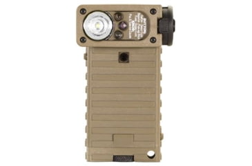 Image of Streamlight Sidewinder LED Hands Free Flashlight, Military Model, White, Red, Blue, IR LEDs, Clam, Coyote, 14072