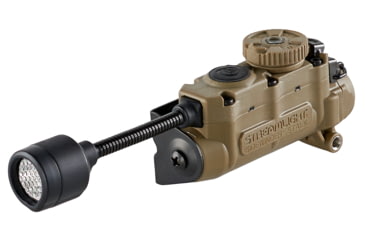 Image of Streamlight Sidewinder Stalk LED Flashlight w/Helmet Clip, CR123A &amp; AA, Multicolor, 76 Lumens, Coyote, 14300