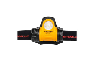Image of Streamlight Septor AAA 25-200 Lumens LED Headlamp, Yellow, 61052