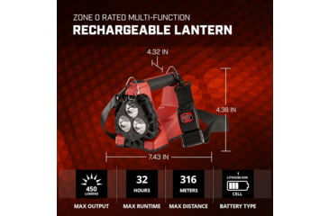 Image of Streamlight VULCAN 180 HAZ-LO STNDRD SYSTEM - ORNG EC50C340