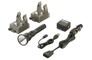 Image of Streamlight Strion DS HPL 700 Lumen Flashlight-IEC Type A 120V/100V AC/12V DC -2 Holder, Black, 74812