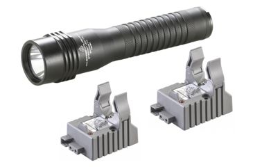 Image of Streamlight Strion Hl Flashlight, Grip, 120V Ac Charge Cord, 12V Dc, 2 Holders, Black, 74510