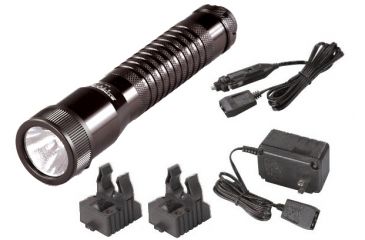 Image of Streamlight Strion Flashlight, Black, with 120V AC-12V DC Charger and 2 Holders