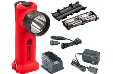 Image of Streamlight Survivor-LED 90503, Orange - AC and DC chargers, charging base, alkaline battery pack