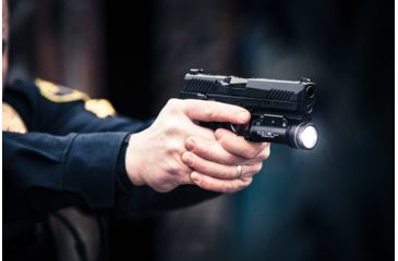 Image of Streamlight TLR-1 HL LED Weapon Light Earless Screw w/Batteries, CR123A, White, 1000 Lumens, Black, 69264