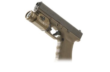 Image of Streamlight TLR-1 HL LED Rail-Mounted TacticalFlashlight, 800 Lumens w/Lithium Batteries, Flat Dark Earth Brown, 69267