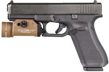 Image of Streamlight TLR-1 HP 1000 Lumens High-Candela Rail-Mounted Strobing LED Tactical Light, CR123A, FDE, 59151