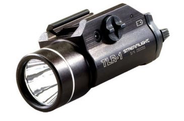 Image of Streamlight TLR-1 C4 LED Rail-Mounted Weapon Flashlight w/ Keys, Black, 69110