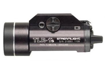Image of Streamlight TLR-1S With Strobe, CR123A Lithium, 300 Lumens, Black, 69211