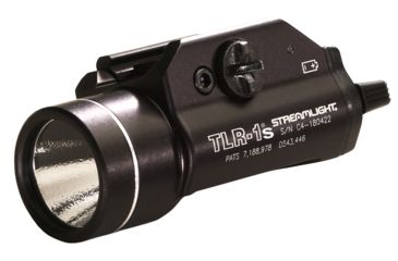 Image of Streamlight TLR-1S With Strobe, CR123A Lithium, 300 Lumens, Black, 69211