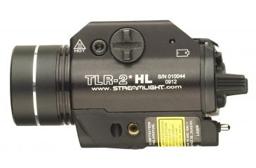 Image of Streamlight TLR-2 HL High LumensWeapon Flashlight , CR123A, Red, 1000 Lumens, Black, 69261