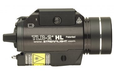 Image of Streamlight TLR-2 HL High LumensWeapon Flashlight , CR123A, Red, 1000 Lumens, Black, 69261
