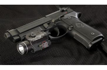 Image of Streamlight TLR-2 IRW Visible White LED and Class I IR Laser w/ Rail Locating Keys For Glock, CR123A, White, 300 Lumens, Black, 69165
