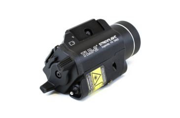 Image of Streamlight TLR-2 Tactical Weapon Flashlight w/ Laser Sight, CR123, Laser Sight , No Strobe, 300 Lumens, Black, 69120