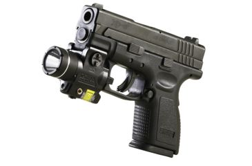 Image of Streamlight TLR-2G LED Rail-Mounted Tactical Light, CR123A, Green/White, 300 Lumens, Black, 69250