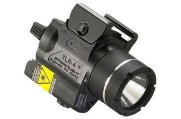 Image of Streamlight TLR-4G Compact Tactical Light, CR2 Lithium, Green, 160 Lumens, Black, 69246