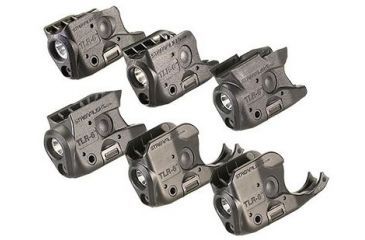 Image of Streamlight TLR-6 LED Weapon Lights, Combo Pack, CR1/3N, White, 100 Lumens, Black, 69277