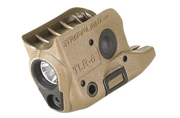 Image of Streamlight TLR-6, GLOCK 42/43 Sub Compact Gun Mounted Light w/ Laser, Flat Dark Earth Brown 69278