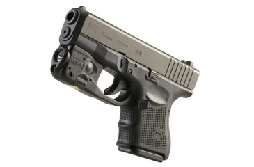 Image of Streamlight TLR-6 Gun Mounted Tactial LED Light, CR1/3N, Glock 26, Glock 27, Glock 33, Red, 100 Lumens, Black, 69272