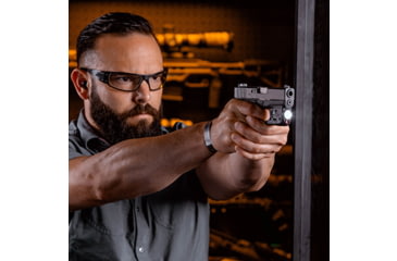 Image of Streamlight TLR-6 HL 300 Lumens LED Weapon Light, Lithium Ion, Black, Glock 43X/48, Red Laser, 69345